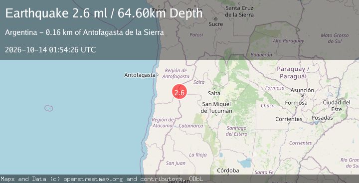 Map of SALTA, ARGENTINA