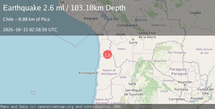 Map of TARAPACA, CHILE