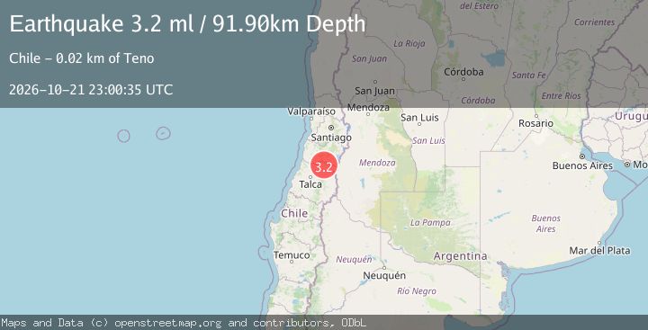 Map of MAULE, CHILE