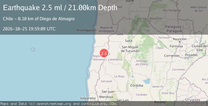Map of ATACAMA, CHILE