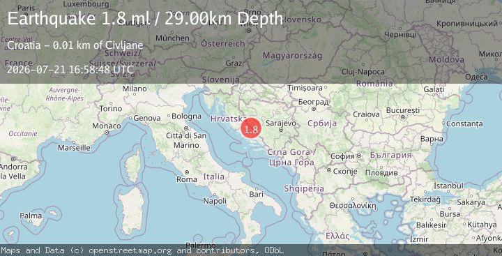 Map of CROATIA