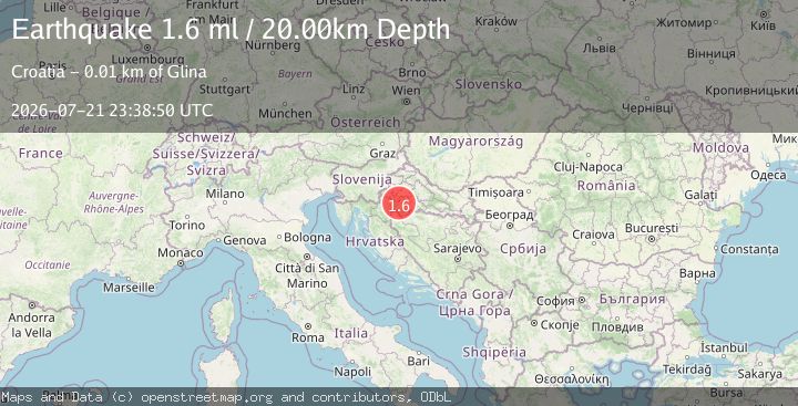Map of CROATIA