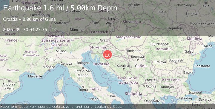Map of CROATIA