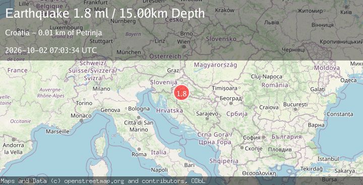 Map of CROATIA