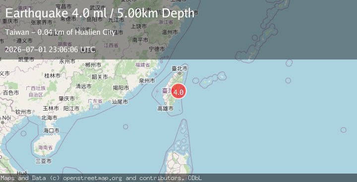 Map of TAIWAN