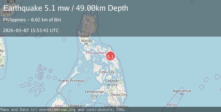 Map of SAMAR, PHILIPPINES