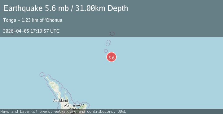 Map of SOUTH OF KERMADEC ISLANDS