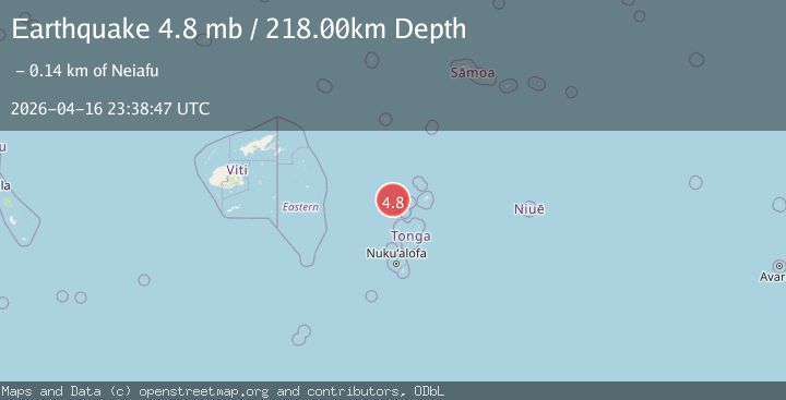 Map of TONGA