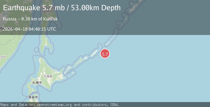 Map of KURIL ISLANDS