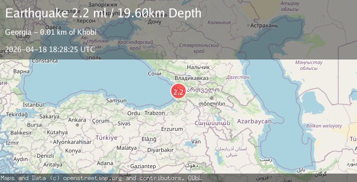 Map of GEORGIA (SAK'ART'VELO)