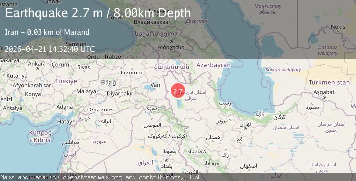 Map of NORTHWESTERN IRAN