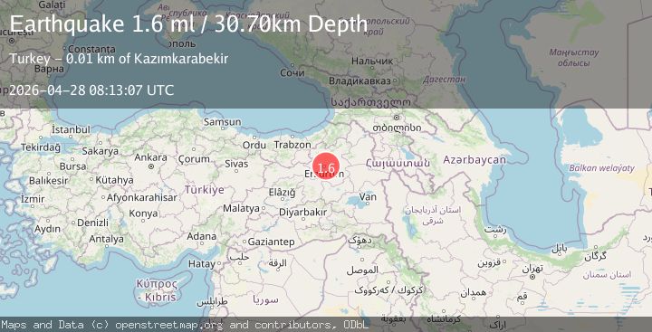 Map of EASTERN TURKEY