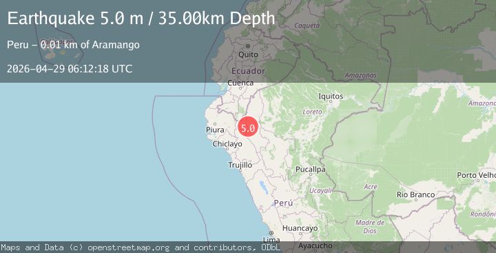 Map of NORTHERN PERU