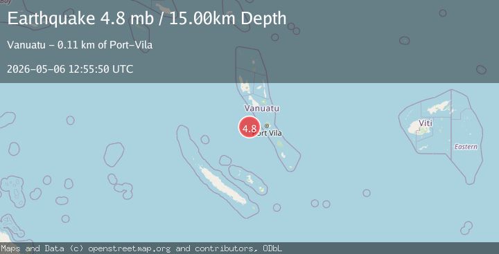 Map of VANUATU