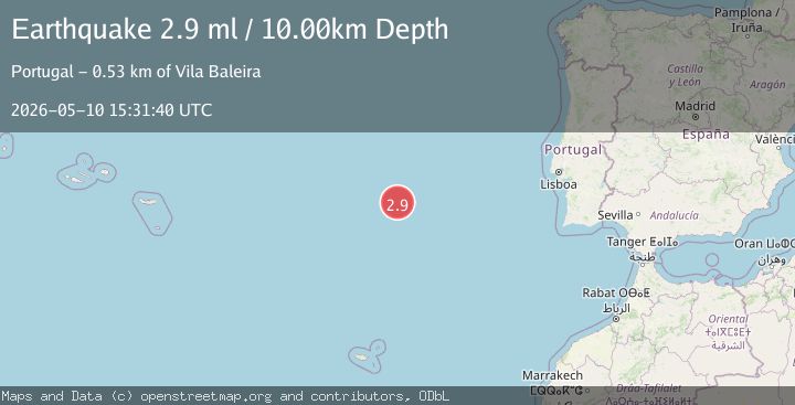 Map of AZORES-CAPE ST. VINCENT RIDGE
