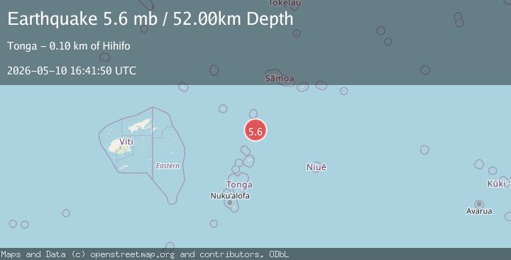 Map of TONGA
