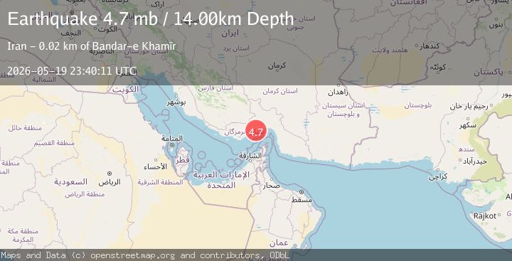 Map of SOUTHERN IRAN