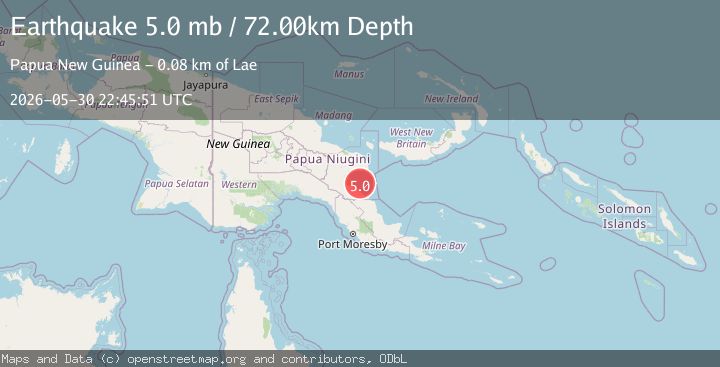 Map of EASTERN NEW GUINEA REG., P.N.G.