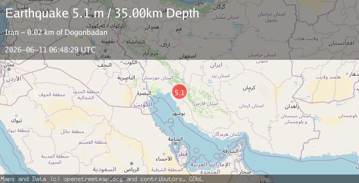 Map of SOUTHERN IRAN