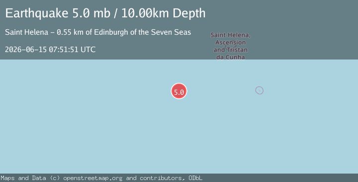 Map of SOUTHERN MID-ATLANTIC RIDGE