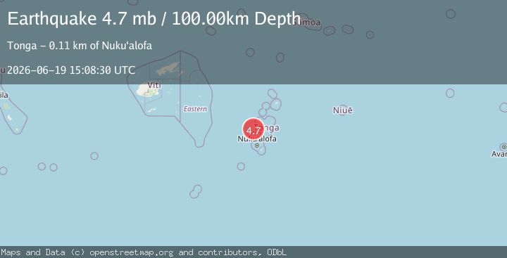 Map of TONGA