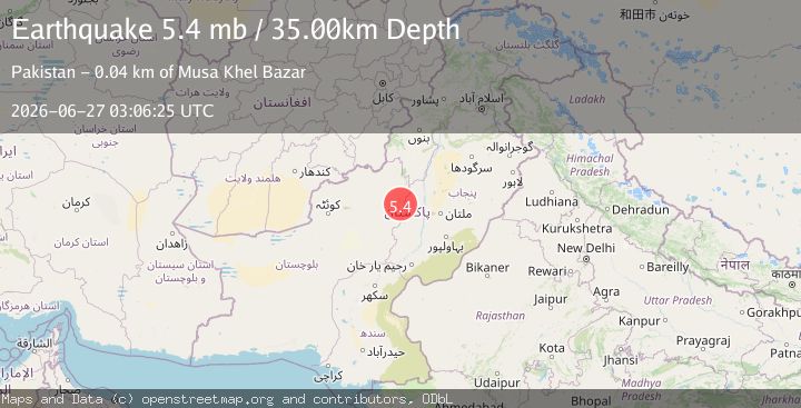 Map of PAKISTAN