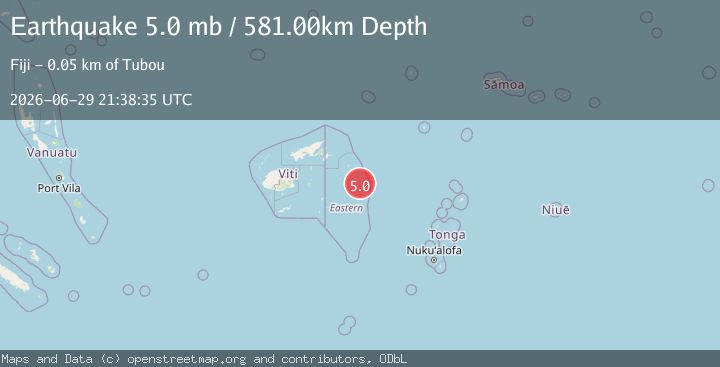 Map of FIJI REGION