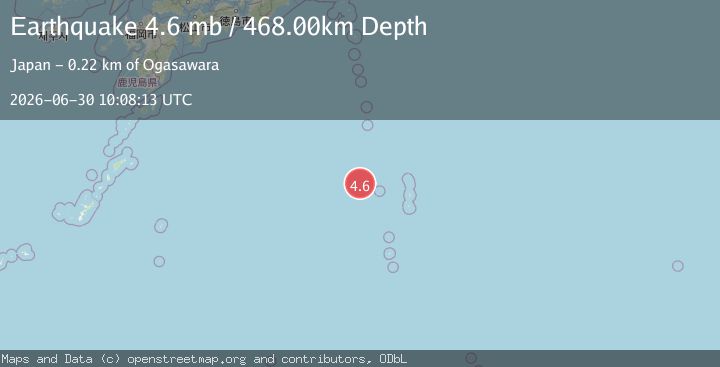 Map of BONIN ISLANDS, JAPAN REGION
