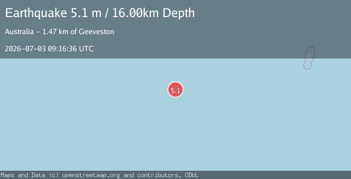 Map of WEST OF MACQUARIE ISLAND