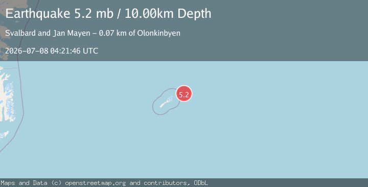 Map of JAN MAYEN ISLAND REGION