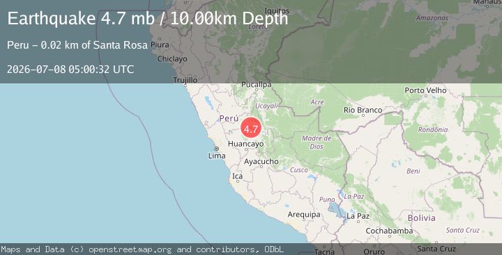 Map of CENTRAL PERU