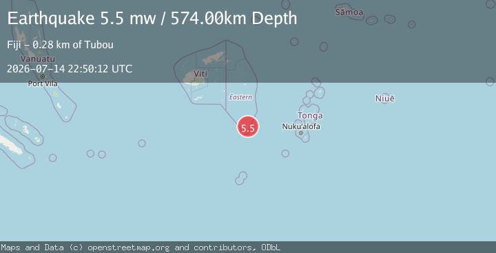 Map of FIJI REGION
