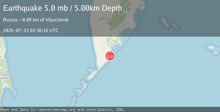 Map of NEAR EAST COAST OF KAMCHATKA