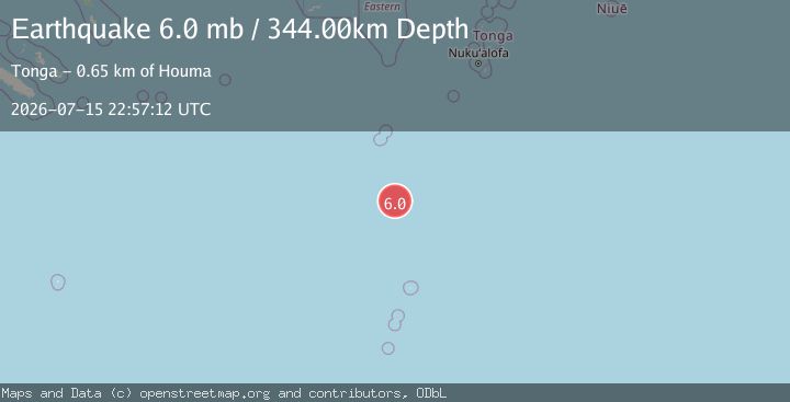 Map of SOUTH OF FIJI ISLANDS