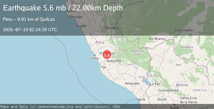 Map of CENTRAL PERU
