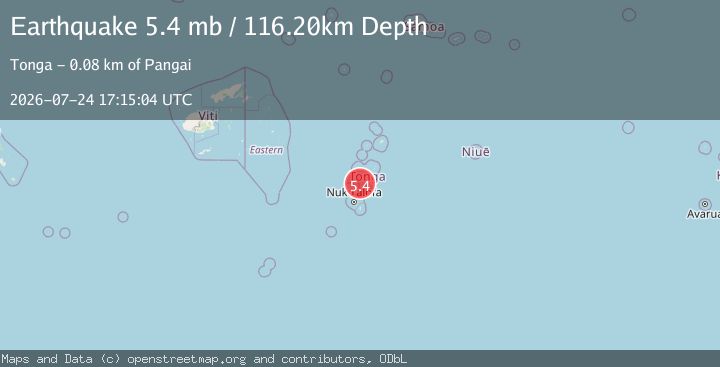 Map of TONGA