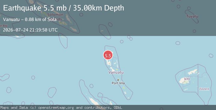 Map of VANUATU