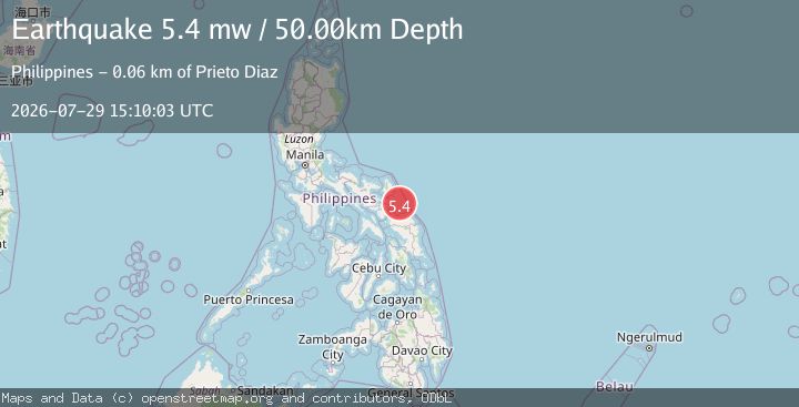 Map of CATANDUANES, PHILIPPINES