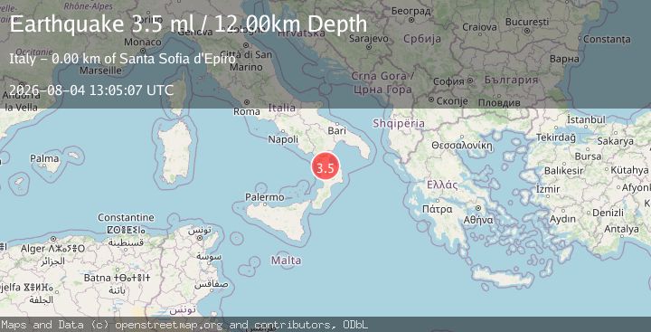 Map of SOUTHERN ITALY