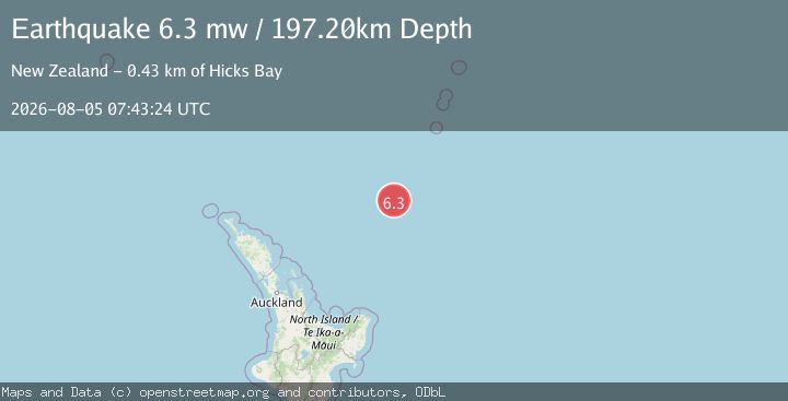 Map of SOUTH OF KERMADEC ISLANDS