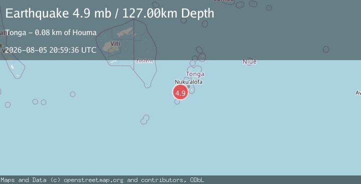 Map of TONGA