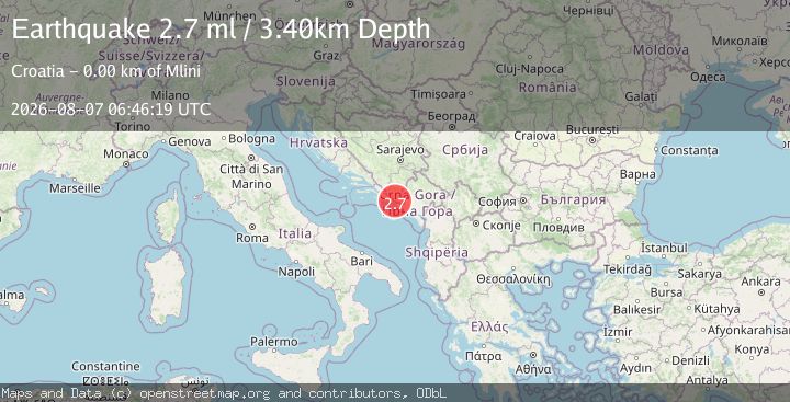 Map of CROATIA