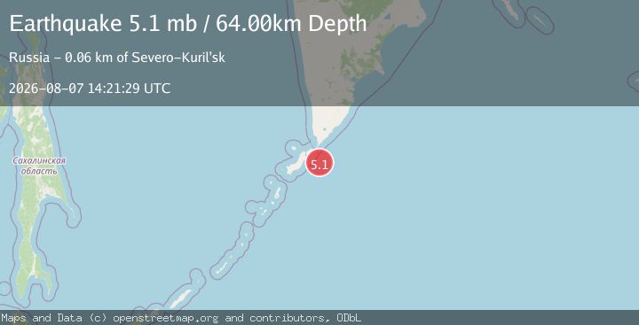 Map of KURIL ISLANDS