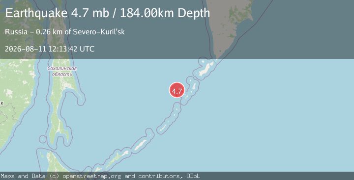 Map of KURIL ISLANDS