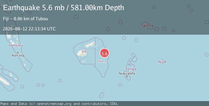 Map of FIJI REGION