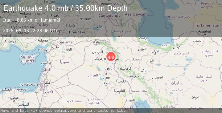 Map of IRAN-IRAQ BORDER REGION