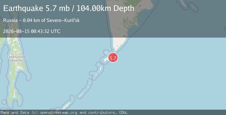 Map of KURIL ISLANDS