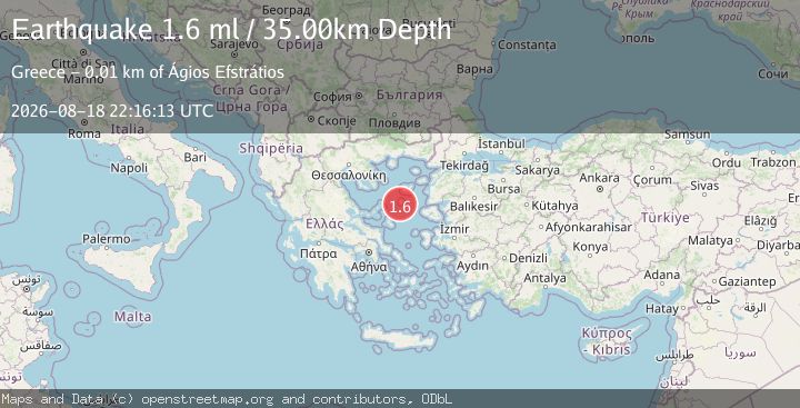 Map of AEGEAN SEA