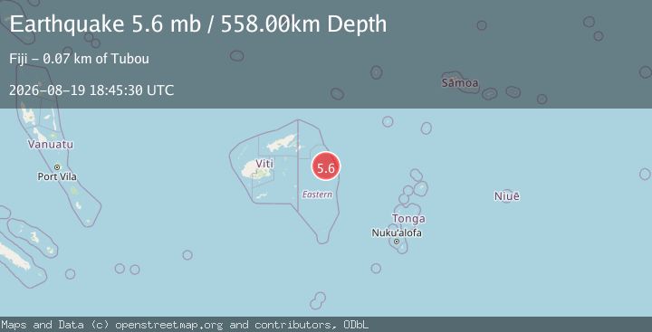 Map of FIJI REGION