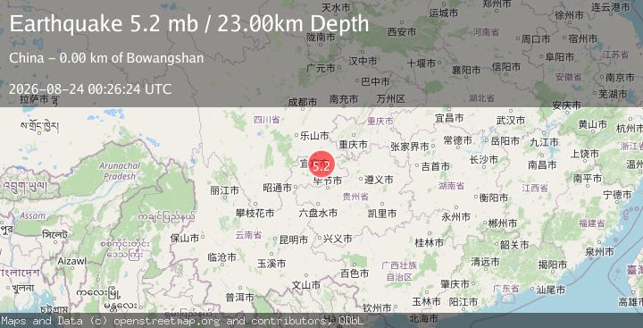 Map of SICHUAN-GUIZHOU BORDER RG, CHINA